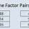 Factor Pairs of 48
