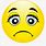 Female Sad Face Emoji