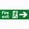 Fire Exit Right Sign