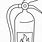 Fire Extinguisher Clip Art Black and White