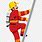 Fireman Ladder Clip Art