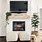 Fireplace Mantel Decor with TV
