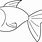 Fish Clip Art Coloring Page
