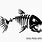 Fish Skeleton SVG