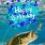 Fishing Themed Birthday Cards