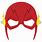 Flash Superhero Mask