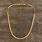Flat Gold Necklace