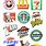 Food Logo Stickers