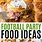 Football Dinner Ideas