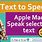 Fred Text to Speech Apple
