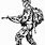 Free Black and White Military Clip Art