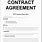 Free Blank Contract Forms
