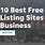 Free Online Business Listing Sites