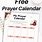 Free Prayer Calendar with Scriptures