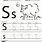 Free Printable Letter S Tracing Worksheets