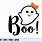 Free SVG Halloween Boo