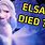 Frozen Elsa Dead