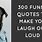 Fun Quotes to Make You Laugh