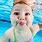 Funny Baby Swimming