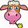 Funny Cow Face Clip Art