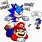 Funny Mario and Sonic