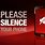 Funny Silence Cell Phone