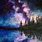 Galaxy Painting Scenery