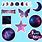 Galaxy Stickers Printable