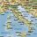 Geografska Karta Italije