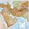 Geographical Map of Middle East