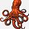 Giant Pacific Octopus Cartoon