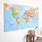 Giant World Map Canvas