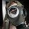 Girl with Gas Mask