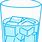 Glass of Ice Clip Art