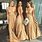 Gold Bridesmaid Dress