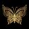 Gold Butterfly Picture