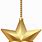 Gold Christmas Star PNG