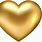 Gold Heart Clip Art Transparent