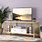 Gold Metal TV Stand