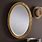 Gold Oval Wall Mirror