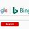 Google Bing Search Engine
