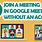 Google Meet Meeting Link