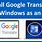 Google Translate Download Windows 10