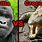 Gorilla vs Crocodile