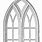 Gothic Window Clip Art