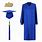 Graduation Cap Gown Blue