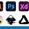 Graphic Design Software Icons