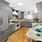 Gray Stained Oak Kitchen Cabinets
