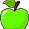 Green Apple Fruit Cartoon