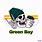 Green Bay Packers Skull SVG